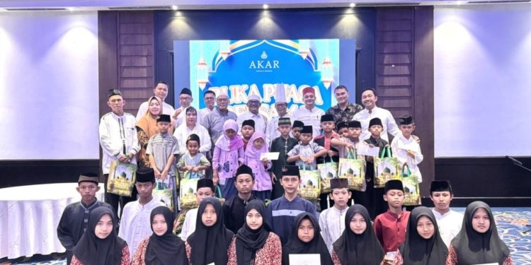 kar Hotel & Resort Lampung menggelar kegiatan Buka Puasa Bersama Karyawan dan Anak Yatim Piatu dengan mengusung tema “Ramadan Penuh Berkah, Bersama Berbagi Kebahagiaan.”