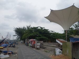 Pedagang Dermaga Bom Hadapi Kondisi Penurunan Pengunjung