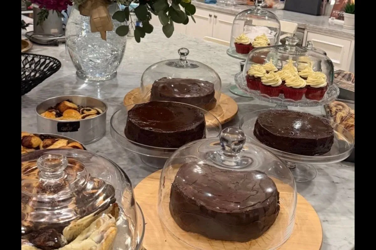 Tangkapan layar - Kue cokelat yang telah dibuat BCL untuk merayakan Idul Fitri. Instagram/ (@itsmebcl)