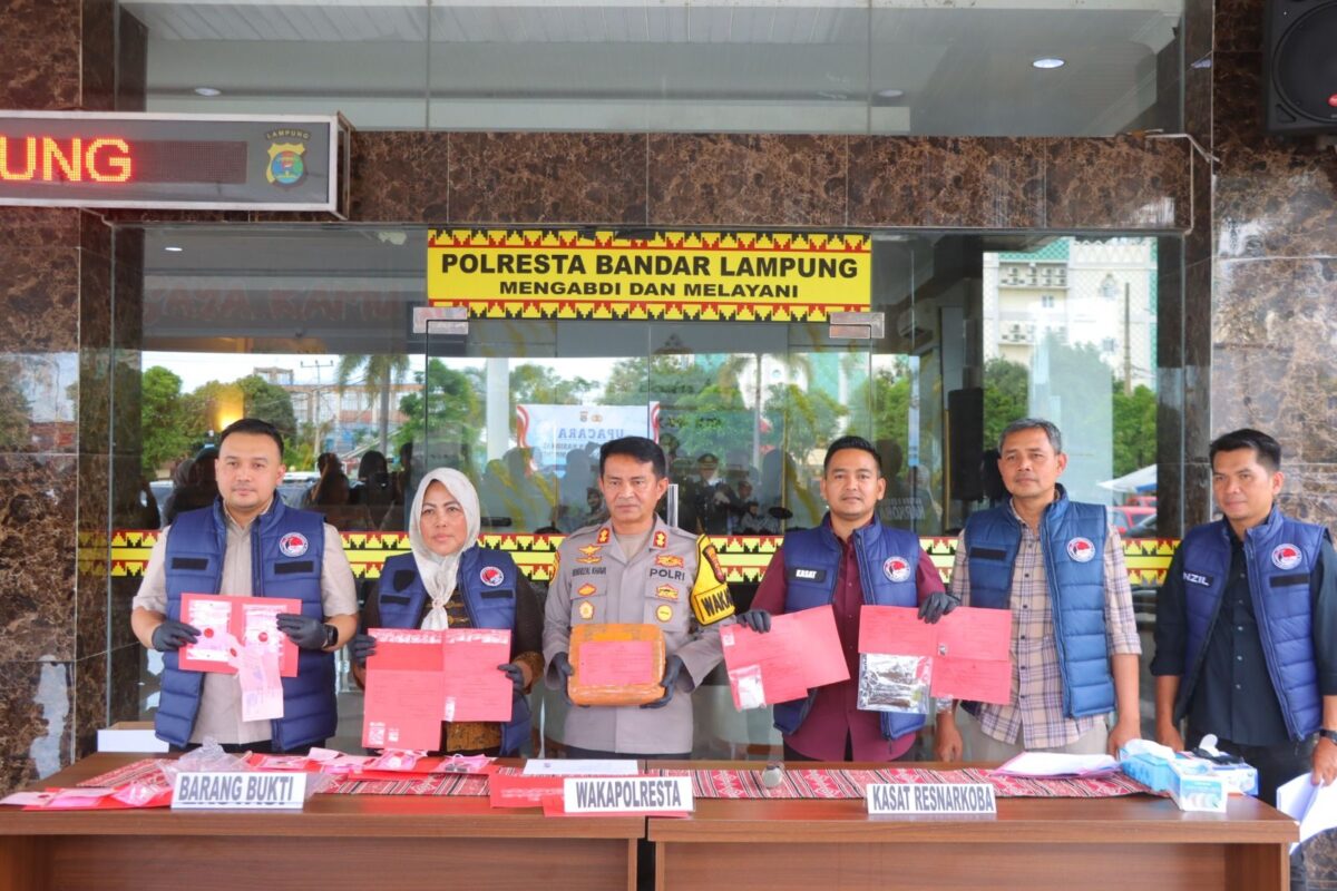 Satuan Reserse Narkoba Polresta Bandar Lampung mengungkap 42 kasus dan mengamankan 58 tersangka terkait tindak pidana penyalahgunaan dan peredaran gelap narkotika selama periode 1 Januari hingga 25 Februari 2026. Dok Polresta Bandar Lampung