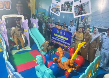 Pos Pelayanan di Kota Bandar Lampung. (Dok. Polresta Bandar Lampung)