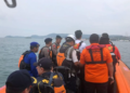 Tim SAR Lampung patroli di Selat Sunda, Bakauheni, akhir pekan ini. (ANT)