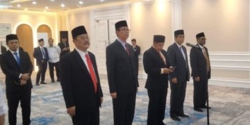 Menteri Agama Nasaruddin Umar kembali melantik Prof Wan Jamaludin sebagai Rektor UIN Raden Intan Lampung, Selasa, 10 Maret 2026.