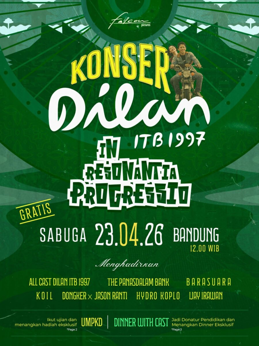 Konser Dilan ITB 1997 Gratis di Bandung: Hadirkan Ariel NOAH hingga Koil