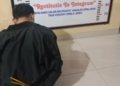 Polisi menangkap salah satu pembunuh seorang wanita yang berprofesi sebagai wanita penghibur, Selasa, 31 Maret 2026 pagi di lokalisasi, Kecamatan Panjang, Bandar Lampung. Dok Polres