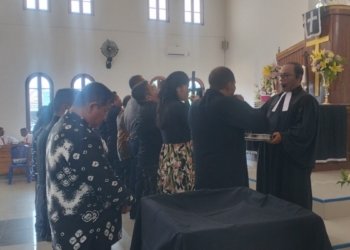 Ibadah Jumat Agung HKBP Natar Tekankan Kasih Bagi Sesama