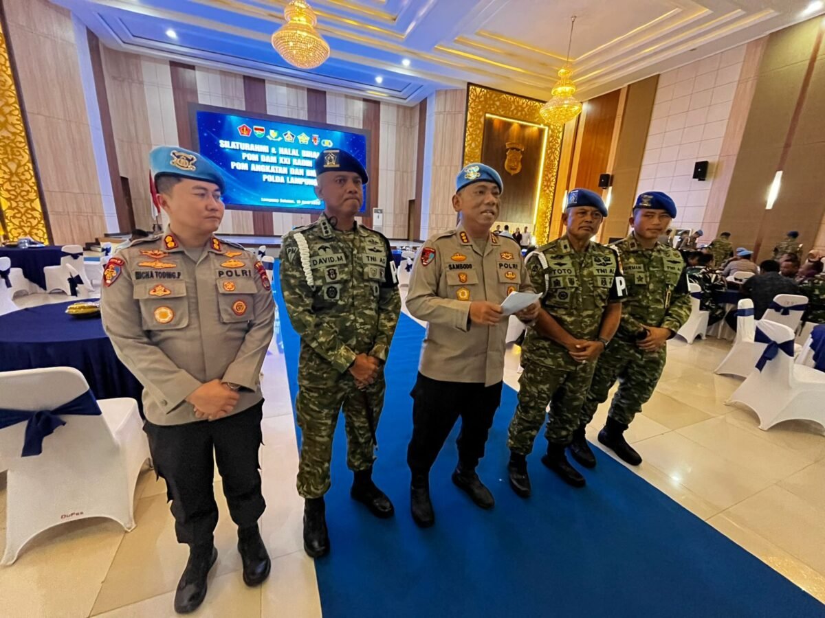 Bidang Profesi dan Pengamanan (Propam) Polda Lampung menjalin sinergi dengan Polisi Militer Kodam (Pomdam) XXI Raden Inten, Polisi Militer Angkatan Laut (Pomal) TNI AL Lampung, serta Polisi Militer Angkatan Udara (Pomau) Lanud Bunyamin