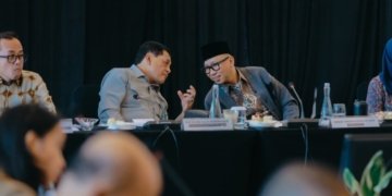 Gubernur Lampung Rahmat Mirzani Djausal, saat menerima kunjungan kerja DPR RI./Dok Adpim