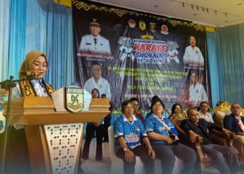 Kadispora Wakili Gubernur Lampung Buka Kejurnas Karate Shokaido III