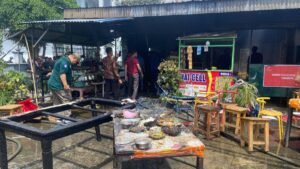 Kebakaran Hanguskan Sebuah Rumah Makan di Jalan Sultan Agung