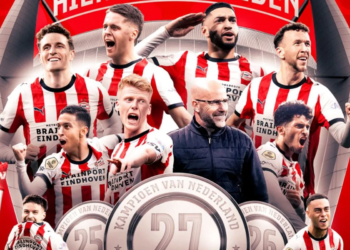 PSV Eindhoven juara Liga Belanda 2025-2026