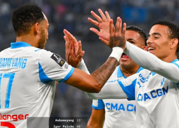 Para pemain Olympique de Marseille