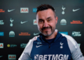 Pelatih baru Tottenham Hotspur Roberto De Zerbi