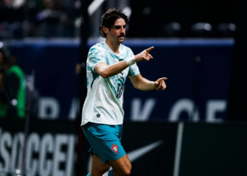 Pemain tim nasional Portugal Francisco Trincao