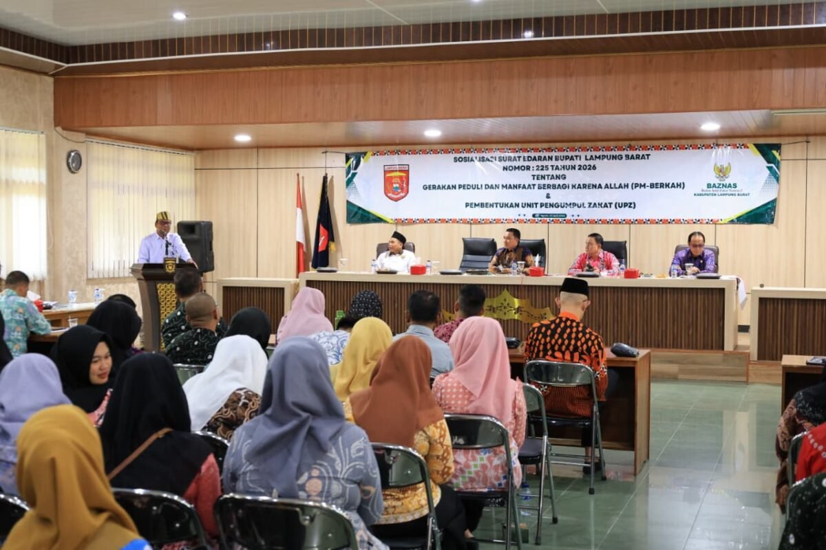 Perkuat Gerakan Zakat, Pemkab Lambar Sosialisasikan PM-Berkah dan Bentuk UPZ