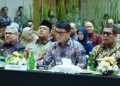 Ketua DPRD Provinsi Lampung Ahmad Giri Akbar menyampaikan sambutan mewakili pimpinan DPRD provinsi se-Wilayah V Sumatera dan Jawa saat Entry Meeting Pemeriksaan Laporan Keuangan Pemerintah Daerah (LKPD) Tahun Anggaran 2025 oleh Badan Pemeriksa Keuangan (BPK) Republik Indonesia di Kantor BPK RI Perwakilan DKI Jakarta. Dok DPRD