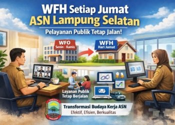 Kebijakan WFH untuk ASN Lingkungan Pemkab Lampung Selatan.