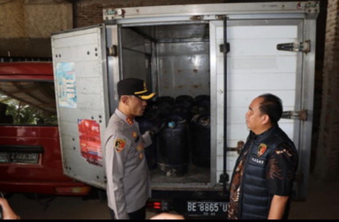 Polres Pringsewu Gerebek Gudang Penimbunan BBM Ilegal, Sita 5.665 Liter