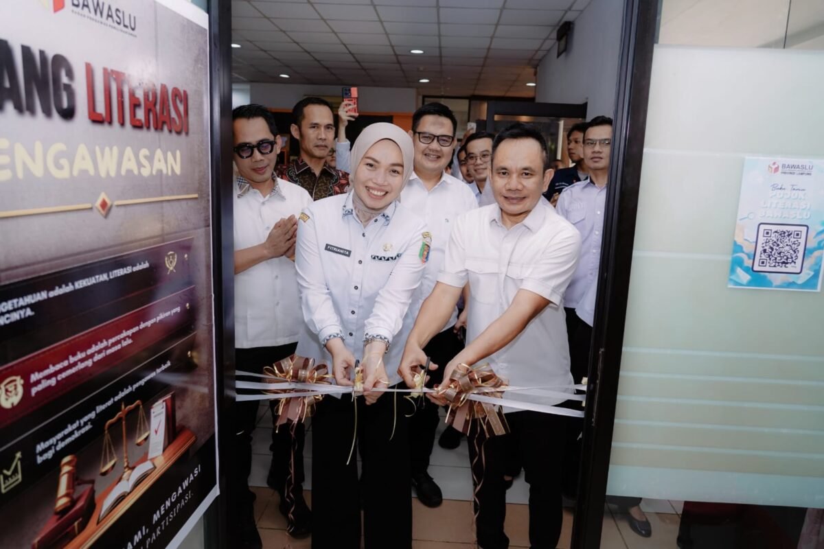 Bawaslu Lampung Luncurkan Ruang Literasi Pengawasan