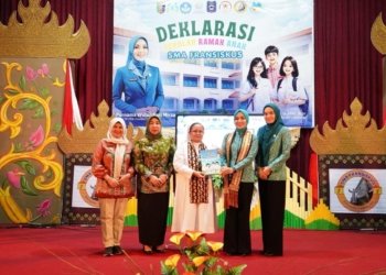 di Auditorium SMA Fransiskus Bandar Lampung, Kamis (16/04/2026).