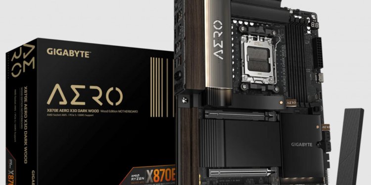 gigabyte x870e aero x3d dark wood