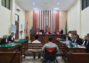 Sidang lanjutan sengketa lahan Kementerian Agama di Kabupaten Lampung Selatan.