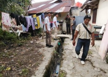 Tim Satgas Penyelenggaraan MBG Kabupaten Pesisir Barat angkat suara atas keluhan warga terkait bau busuk dari limbah SPPG Pasar Krui, Jumat,10 April 2026.Lampost.co/Salda Andala.