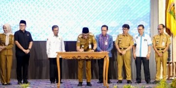 Gubernur Lampung, Rahmat Mirzani Djausal membuka Musyawarah Perencanaan Pembangunan (Musrenbang) Provinsi Lampung 2026. (Adpim)