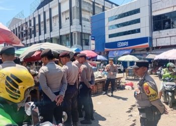 Pemerintah Kota Bandar Lampung melalui Perusahaan Umum Daerah (Perumda) Pasar Tapis Berseri melakukan penertiban dan penataan lapak pedagang (los hamparan) yang berada pada area parkir Pasar Tugu. Dok Polisi