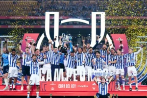 Tekuk Atletico Madrid lewat Adu Penalti, Real Sociedad Juara Copa del Rey 2025/2026