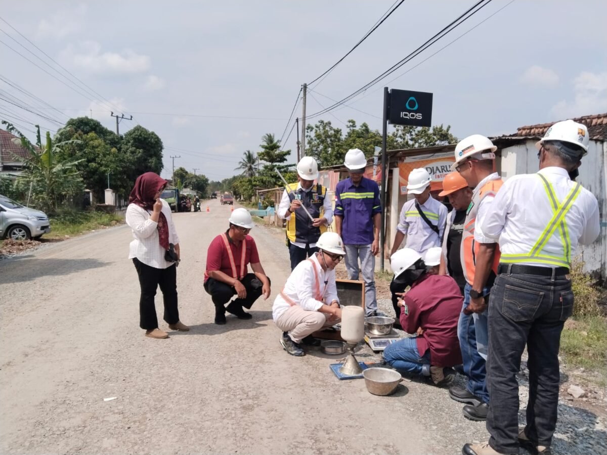 Pemprov Lampung Bangun 16 KM Ruas Rigid Beton di Lampung Tengah