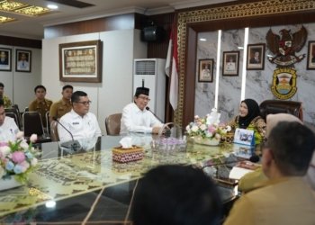 - Rektor Universitas Islam Negeri (UIN) Raden Intan Lampung (RIL) Wan Jamaluddin melakukan audiensi dengan Pemerintah Kota Bandar Lampung.