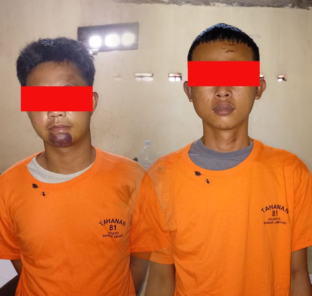 Beraksi di 10 Titik, Dua Pelaku Curanmor Asal Lampung Timur Ditangkap