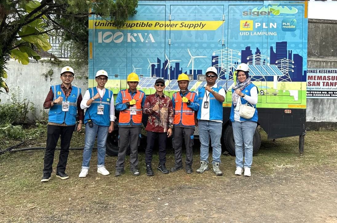 Kunjungan Wapres di Lampung Berjalan Lancar, PLN Pastikan Pasokan Listrik Prima