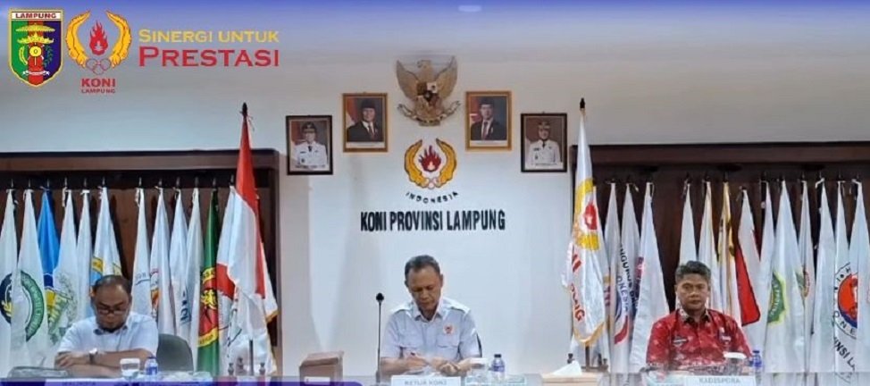 KONI Resmi Tetapkan 32 Cabor untuk Porprov Lampung 2026