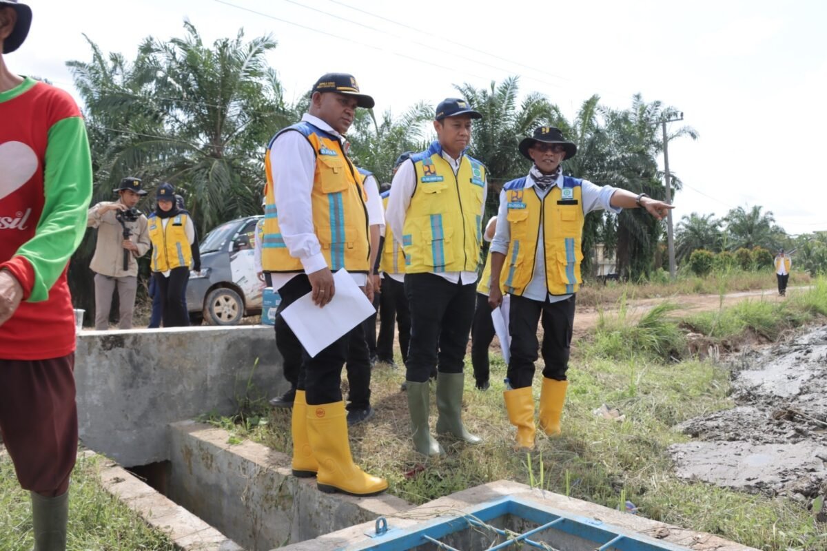 Direktur Bina OP Ditjen SDA Kementerian PU Tinjau Perbaikan Irigasi Gantung