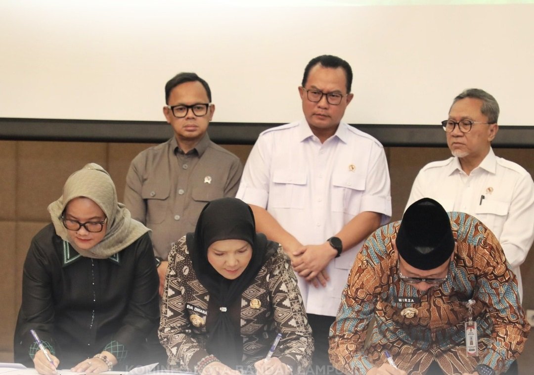 Pemkot Bandar Lampung Ikut Tandatangani MoU tentang PSEL
