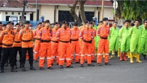 Satgas Bandar Lampung Siaga Bencana dan Keamanan Libur Panjang