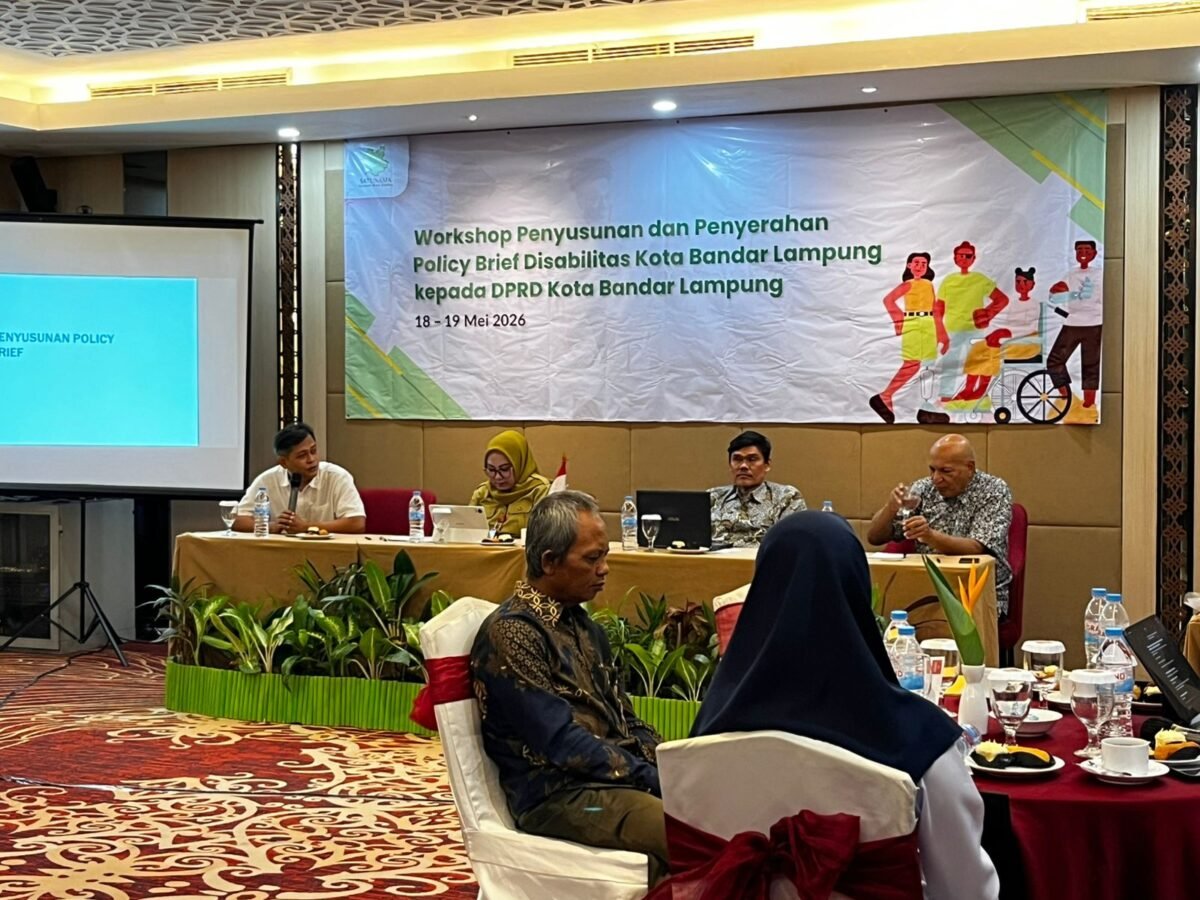 Dorong Bandar Lampung Jadi Kota Inklusif Untuk Penyandang Disabilitas