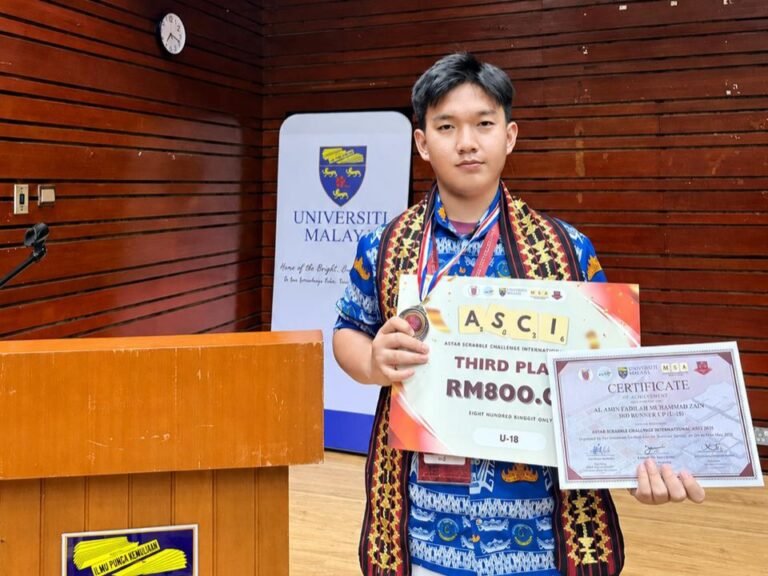 Al Amin Fadilah asal Lampung Harumkan Indonesia di Ajang Scrabble Internasional