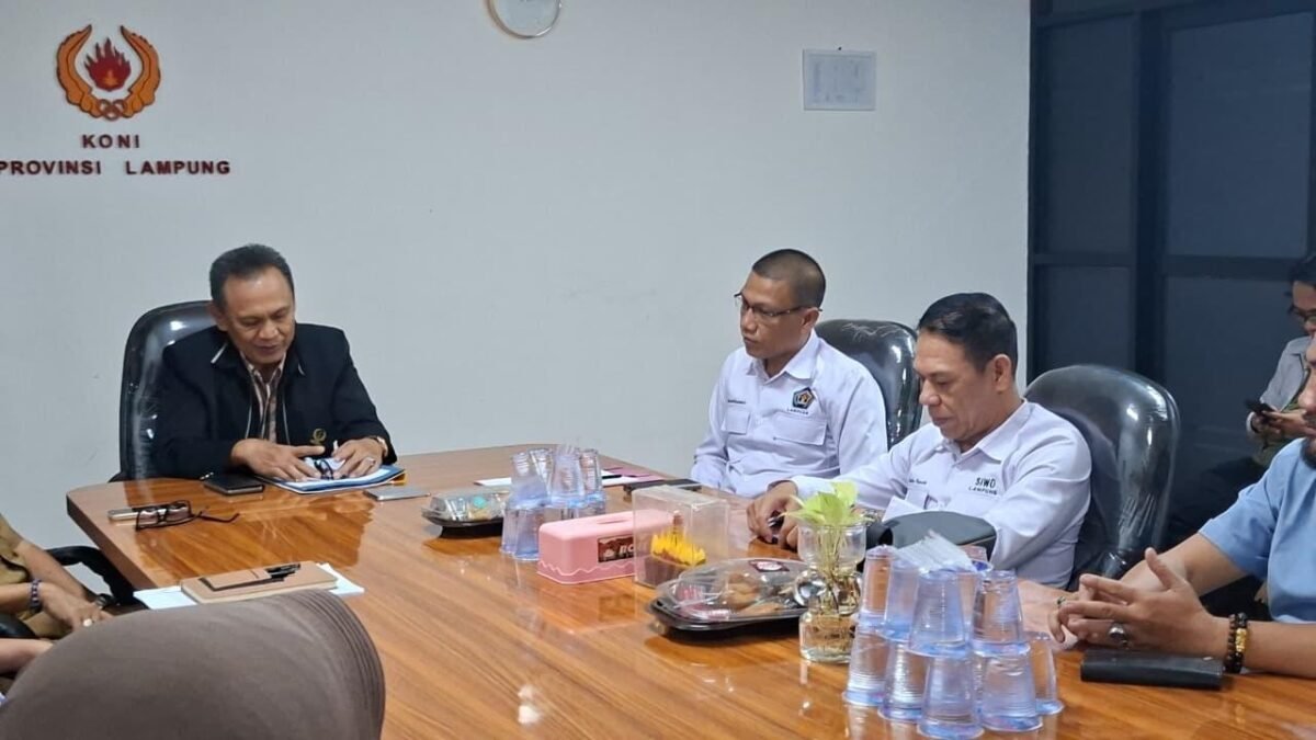 PWI Gandeng KONI Lampung Sukseskan Porwanas 2027