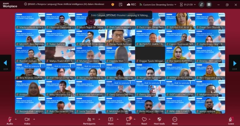 Pemprov Lampung Dorong ASN Adaptif Teknologi Lewat Program AI