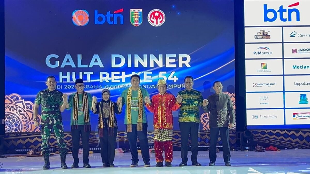 Menteri PKP dan Menteri Hukum Hadiri Penutupan HUT Ke-54 REI di Lampung