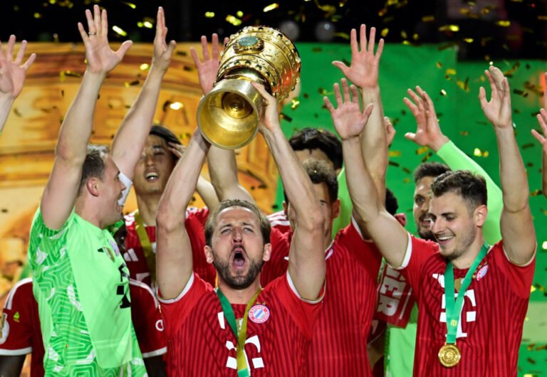 Hattrick Fantastis Harry Kane Bawa Bayern Muenchen Juara DFB-Pokal 2025/2026