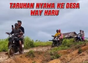 Warga Keluhkan Jalan Way Haru yang Tidak Kunjung Dibangun