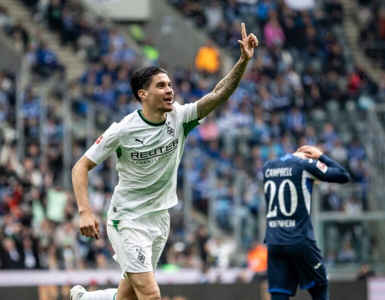 Kevin Diks Cetak Gol Spektakuler Saat Gladbach Hancurkan Hoffenheim 4-0 di Laga Akhir Musim