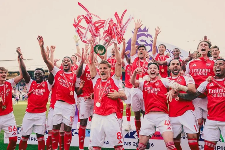 Sempurnakan Gelar Juara, Arsenal Tekuk Crystal Palace 2-1 di Laga Pamungkas Premier League