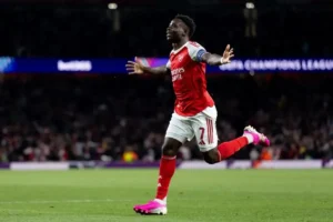 Gol Tunggal Bukayo Saka Singkirkan Atletico Madrid di Emirates